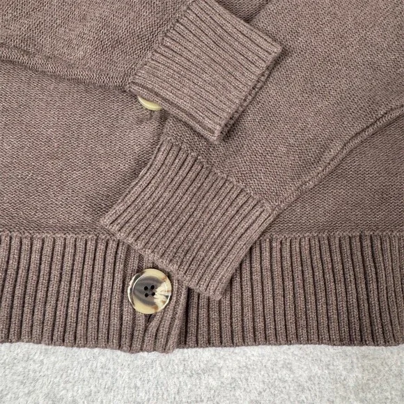 Quince Cardigan Sweater Womens Size S Organic Cotton Cropped Button Front - Picture 4 of 12